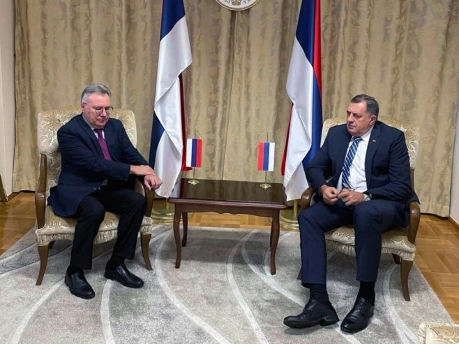 Dodik potvrdio Kalbuhovu: BiH nije uvela sankcije Rusiji