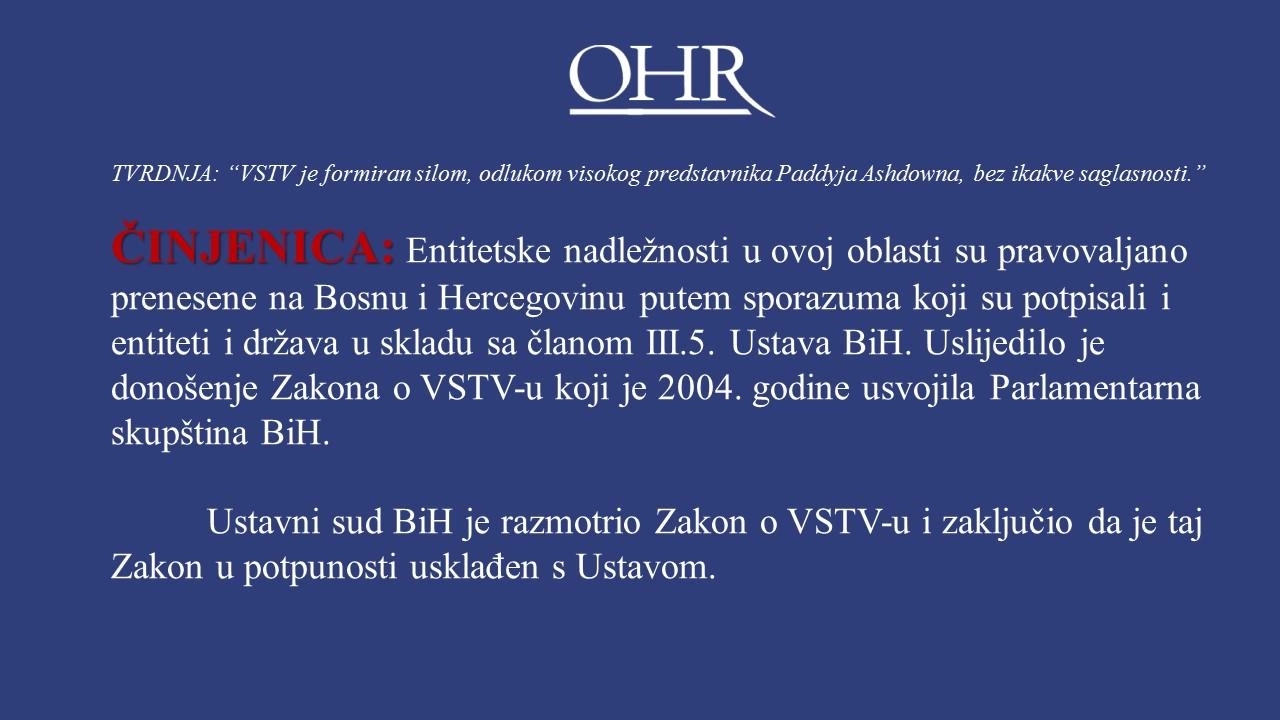 Dodik tvrdi – Šmit negira; “Nije nametnuto”