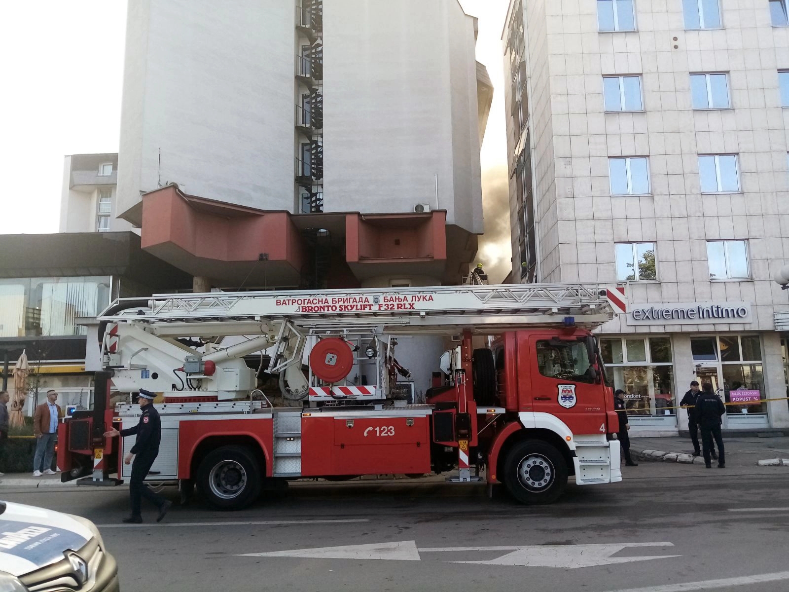 Požar u centru Banjaluke