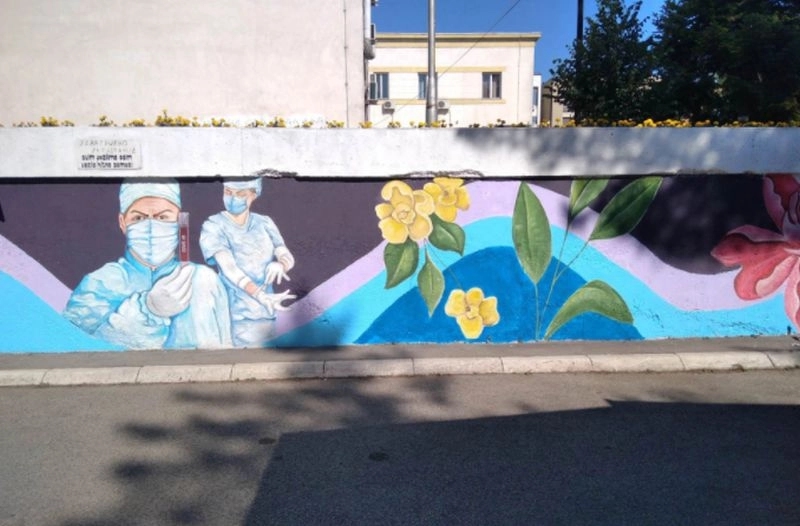 Predstavljen mural posvećen medicinarima u Banjaluci