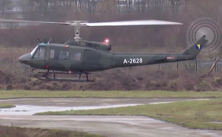 Prevrnuo se helikopter Oružanih snaga BiH
