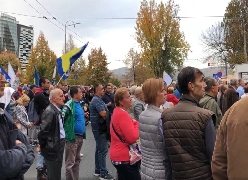 Protest ispred OHR-a u Sarajevu