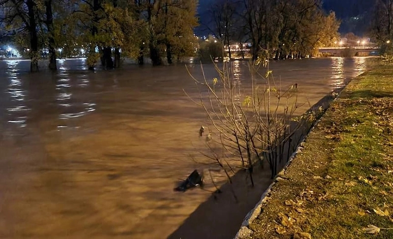 Rijeka Bosna u Doboju 241 cm, sa tendencijom rasta
