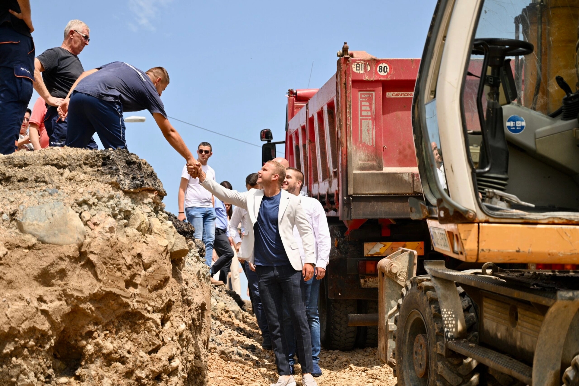 Stanivuković obišao radove u Dervišima