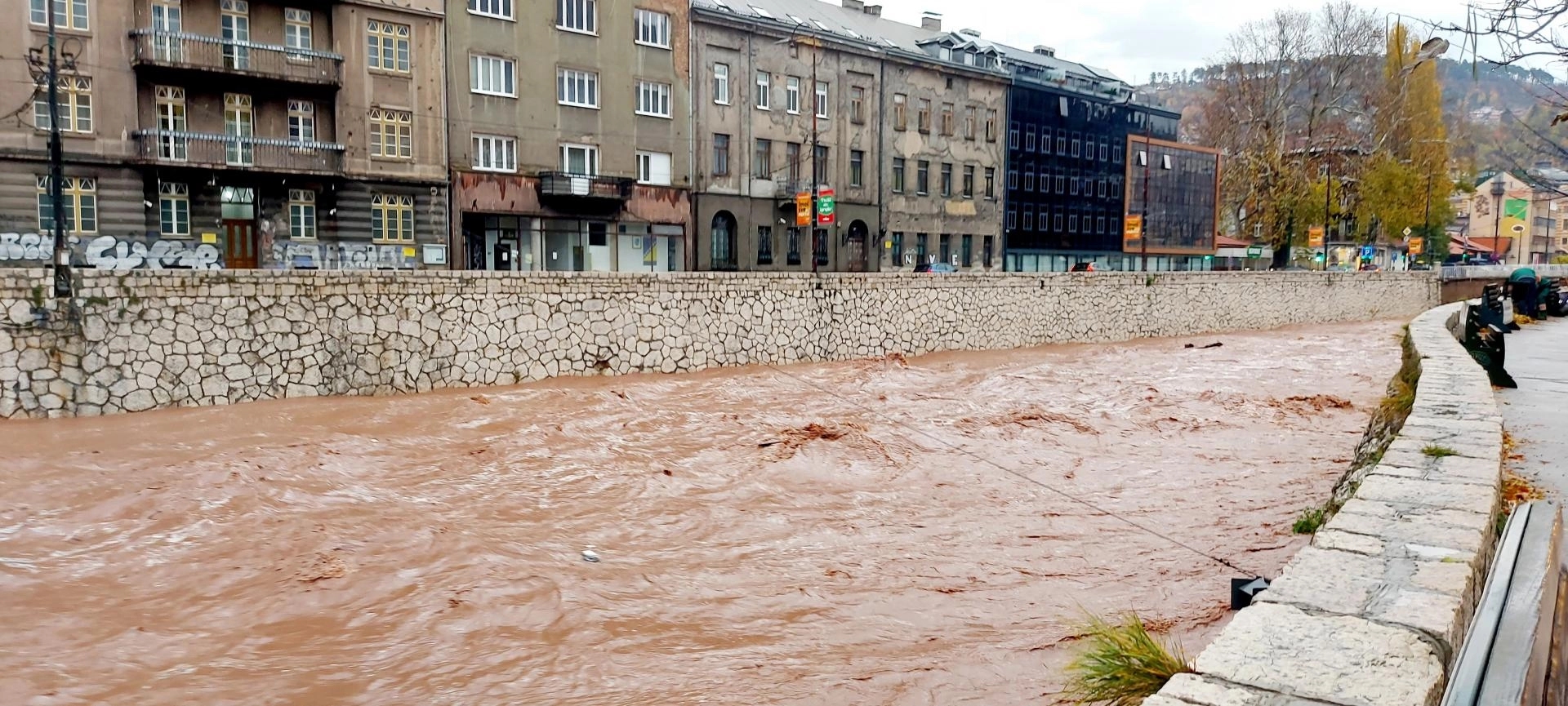 Vodostaj Miljacke i dalje visok