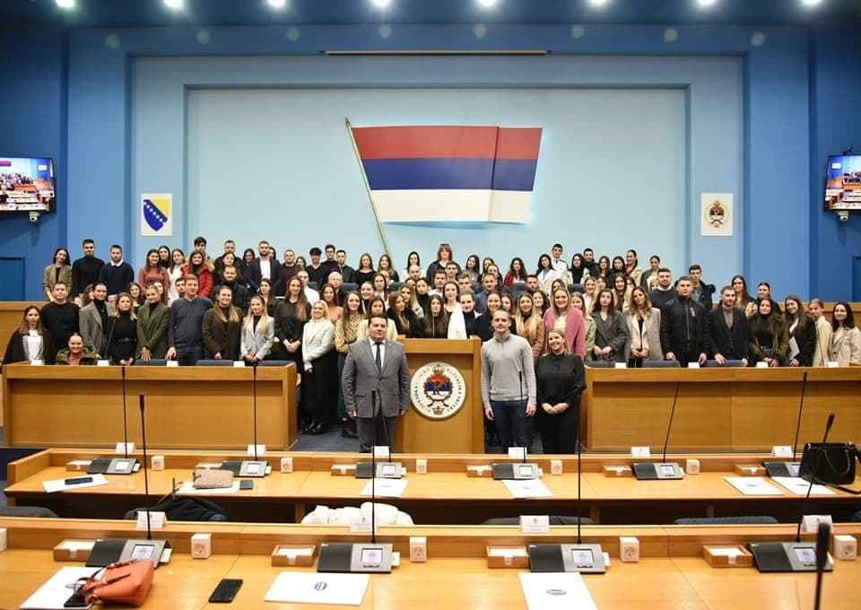 Studenti posjetili Narodnu skupštinu Republike Srpske