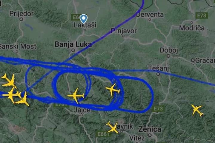 Američki avion letio iznad Banjaluke