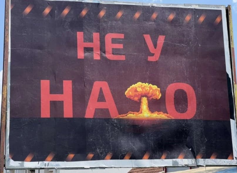 Bilbordi “Ne u NATO” u Istočnom Sarajevu