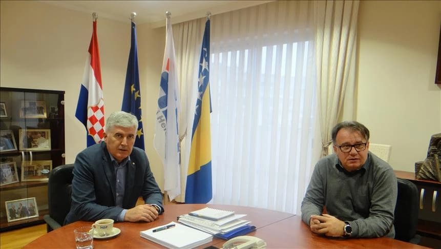 Čović i Nikšić u Mostaru razgovarali o stanju u FBiH i Izbornom zakonu