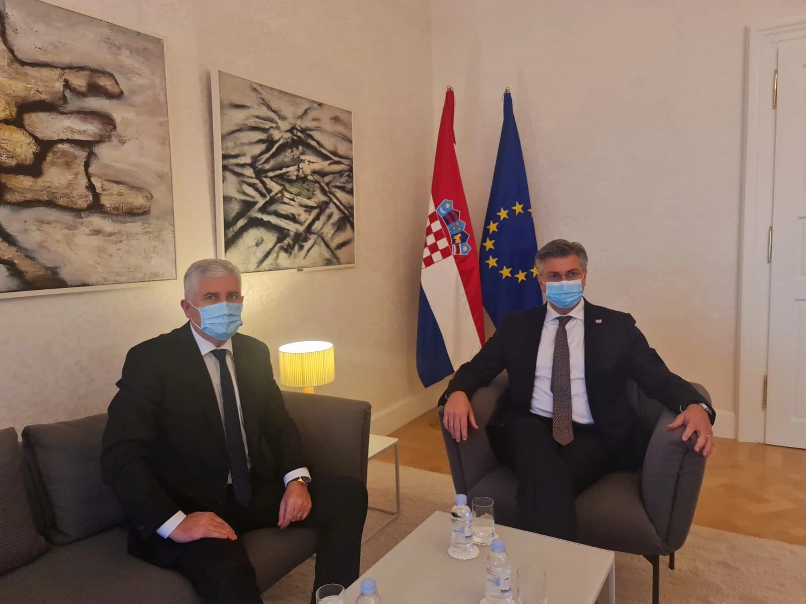 Čović i Plenković: Osuda agresije Rusije i izborne reforme u BiH