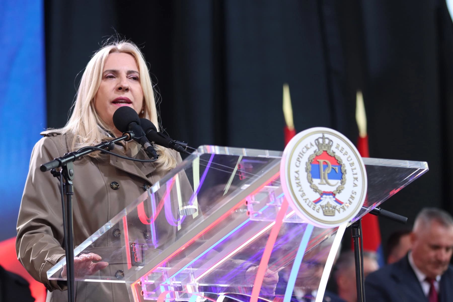 Cvijanovićeva poslala jasnu poruku na mitingu “Srpska te zove”