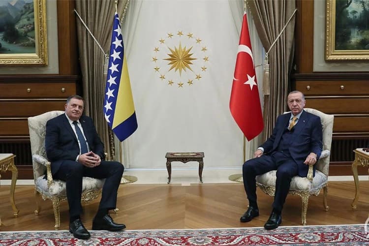 Dodik o posjeti Ankari: Stav Erdogana prihvatljiv za Srpsku