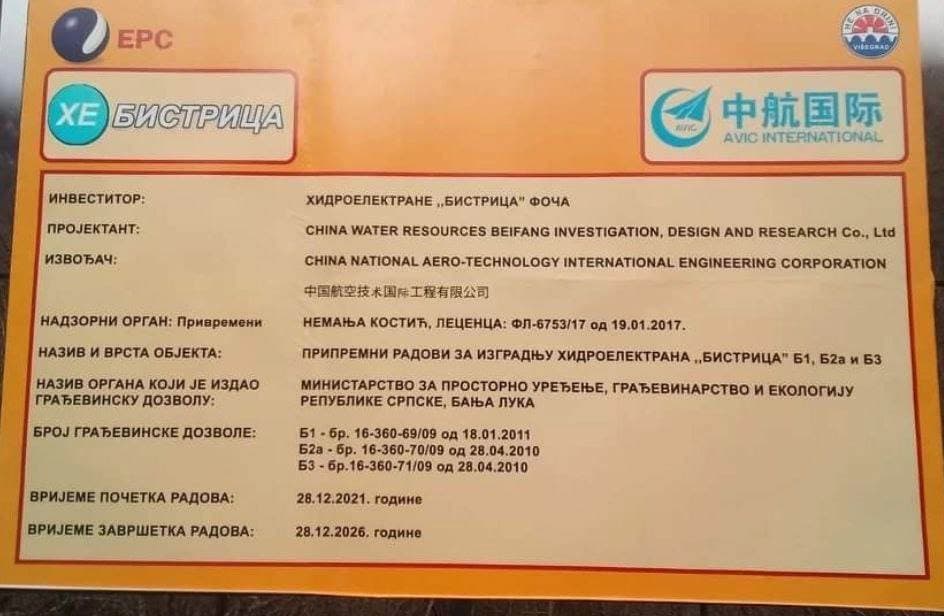 Kinezi grade sve veće energetske objekte u BiH