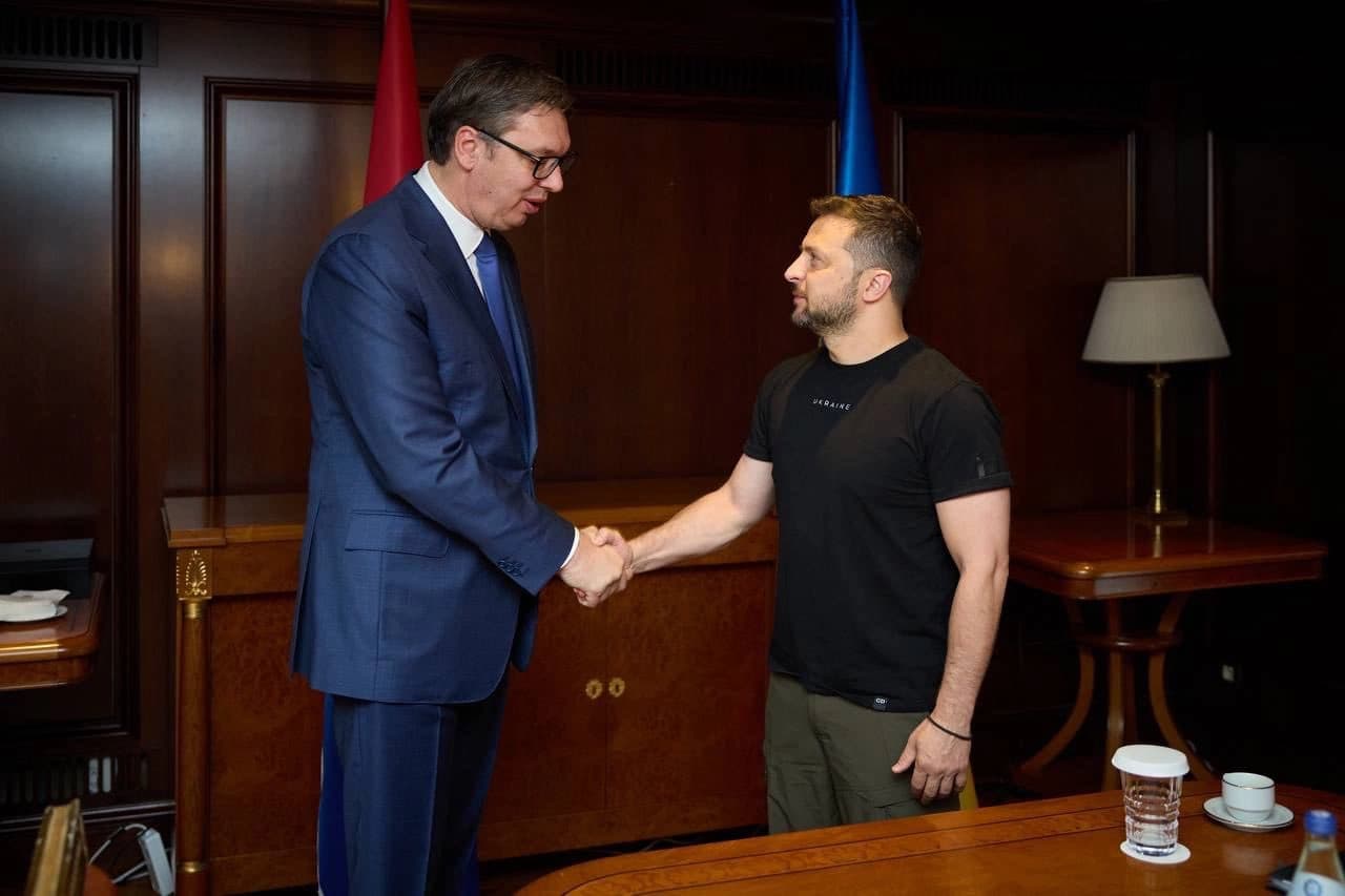 O čemu su razgovarali Vučić i Zelenski