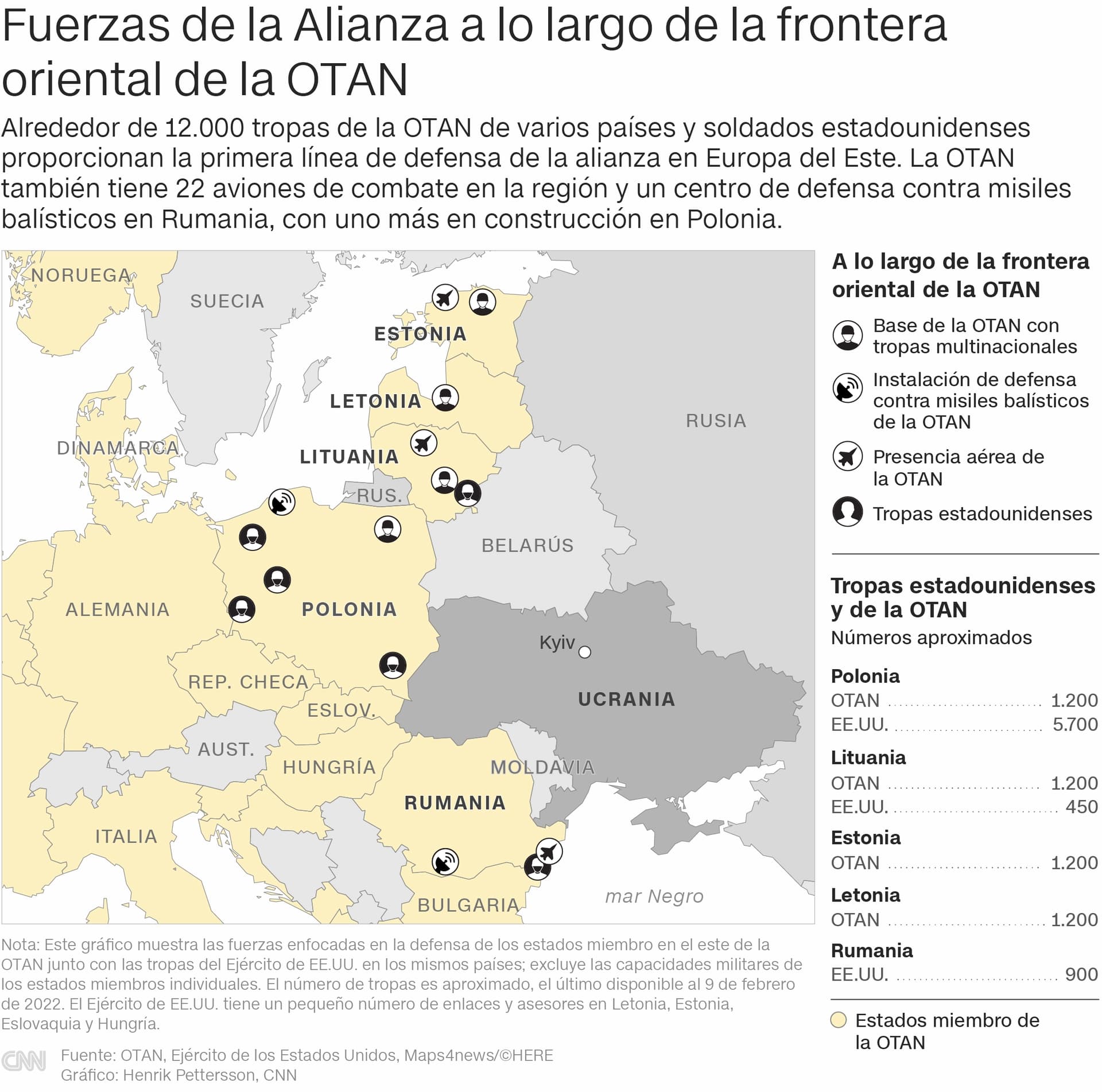 Objavljena mapa: Evo kako su raspoređene NATO trupe u Istočnoj Evropi