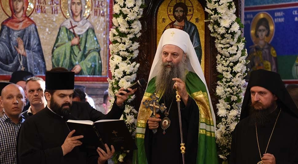 Patrijarh Porfirije: Nasilje nikome ne donosi dobro, pozivam na mir