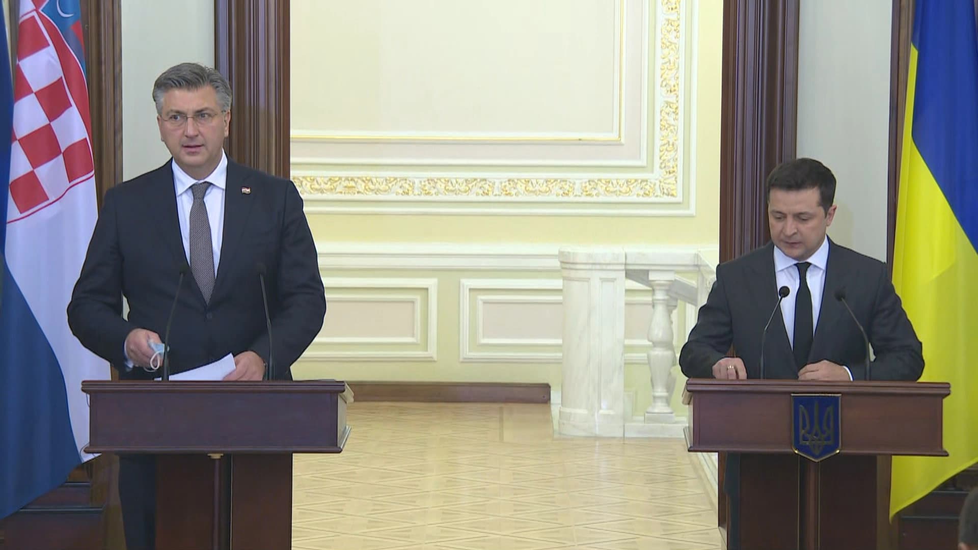 Plenković Zelenskom: Borite se za slobodu svih nas