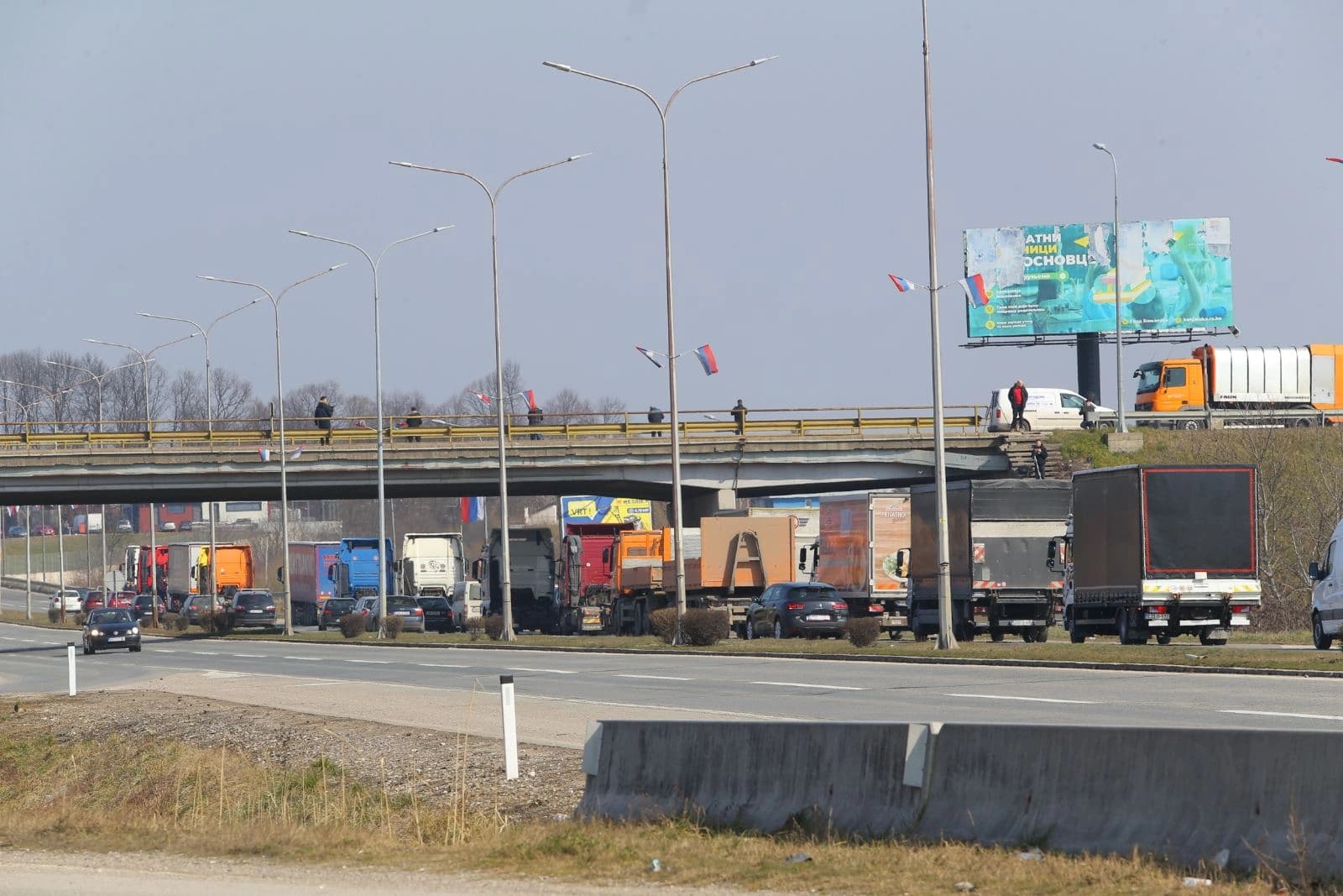 Počelo okupljanje kamiondžija na prijedorskoj petlji