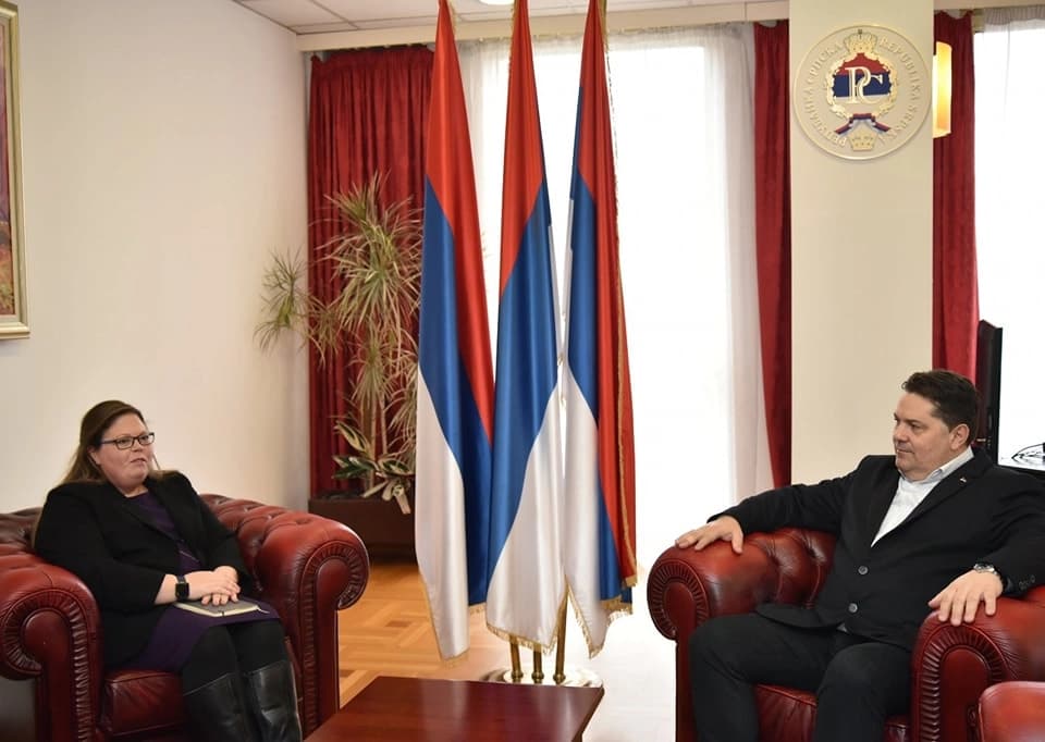 Predsjednik NSRS sastao se sa šefom Kancelarije Ambasade SAD