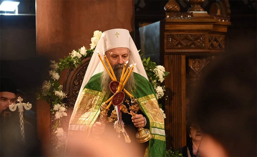 Prištinske vlasti zabranile ulazak patrijarhu Porfiriju na Kosovo i Metohiju