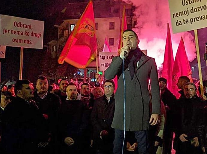 Protest u Pljevljima: “Nećemo stati, branićemo volju naroda”