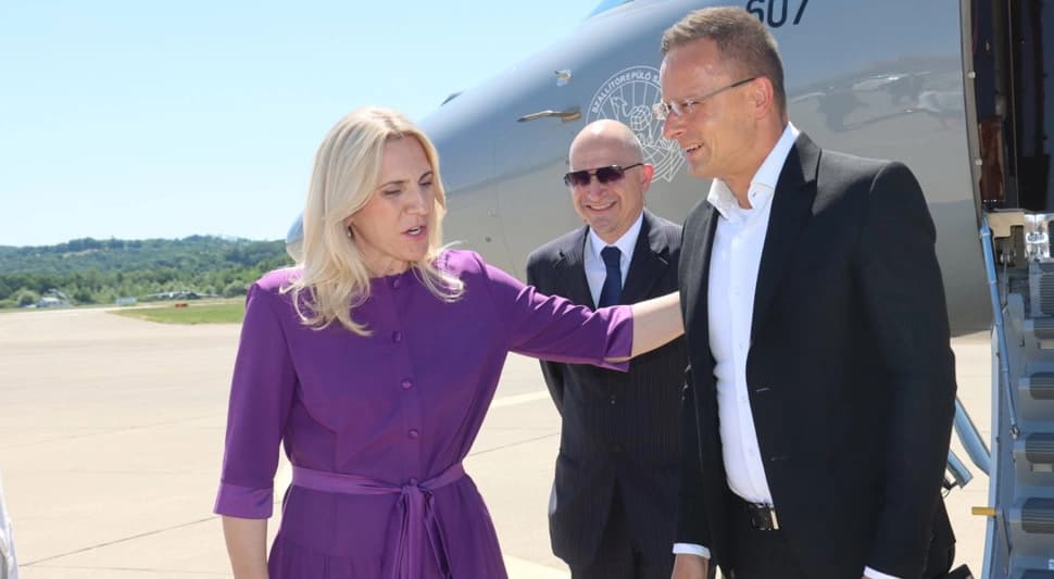 Sijarto stigao u Republiku Srpsku, dočekala ga predsjednica Željka Cvijanović