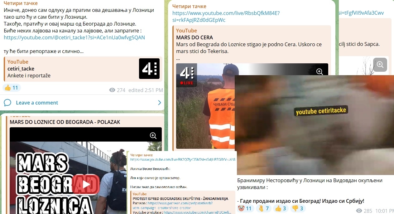 Aktivisti “Kreni-Pokreni” na protestu protiv Rio Tinta verbalno napali urednicu Vaseljenske i Branimira Nestorovića