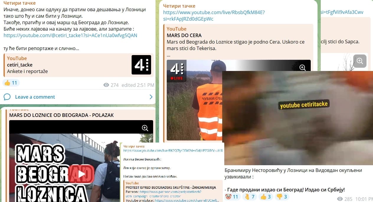 Aktivisti “Kreni-Pokreni” na protestu protiv Rio Tinta verbalno napali urednicu Vaseljenske i Branimira Nestorovića