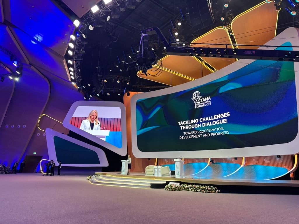 Cvijanovićeva na forumu u Astani; Multilateralna diplomatija od ključne važnosti