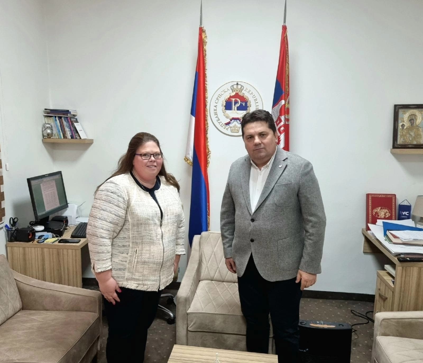 Direktorka Ambasade SAD u Banjaluci: Pauers i Stevandić razgovarali o političkoj situaciji u Srpskoj i BiH