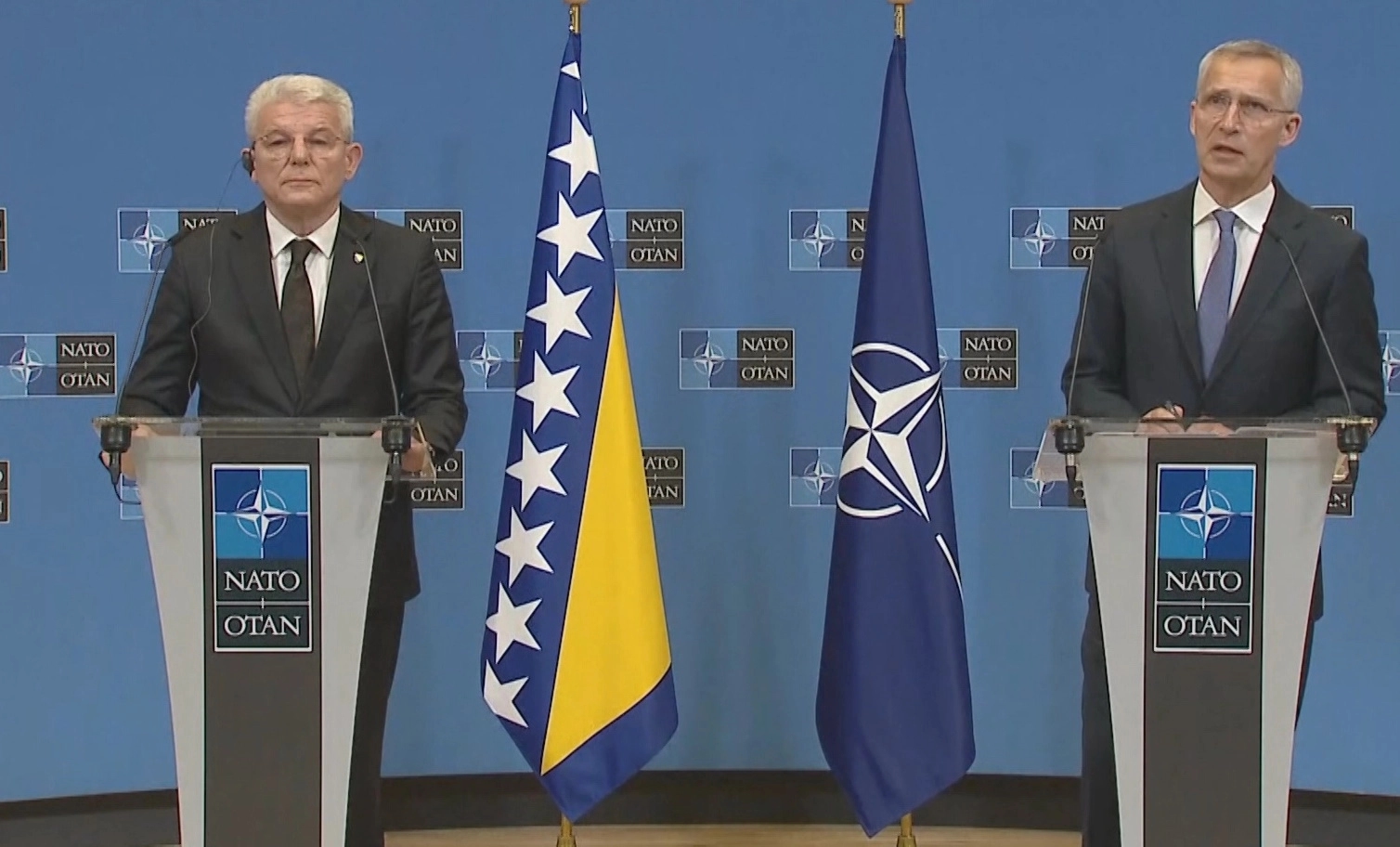 Džaferović održao sastanak sa Stoltenbergom, NATO najavio jačanje odbrambenih kapaciteta BiH