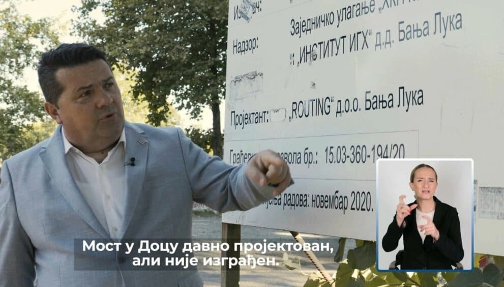 Njihove poruke svi čuju: Ujedinjena Srpska jedina u kampanji koristi i znakovni jezik