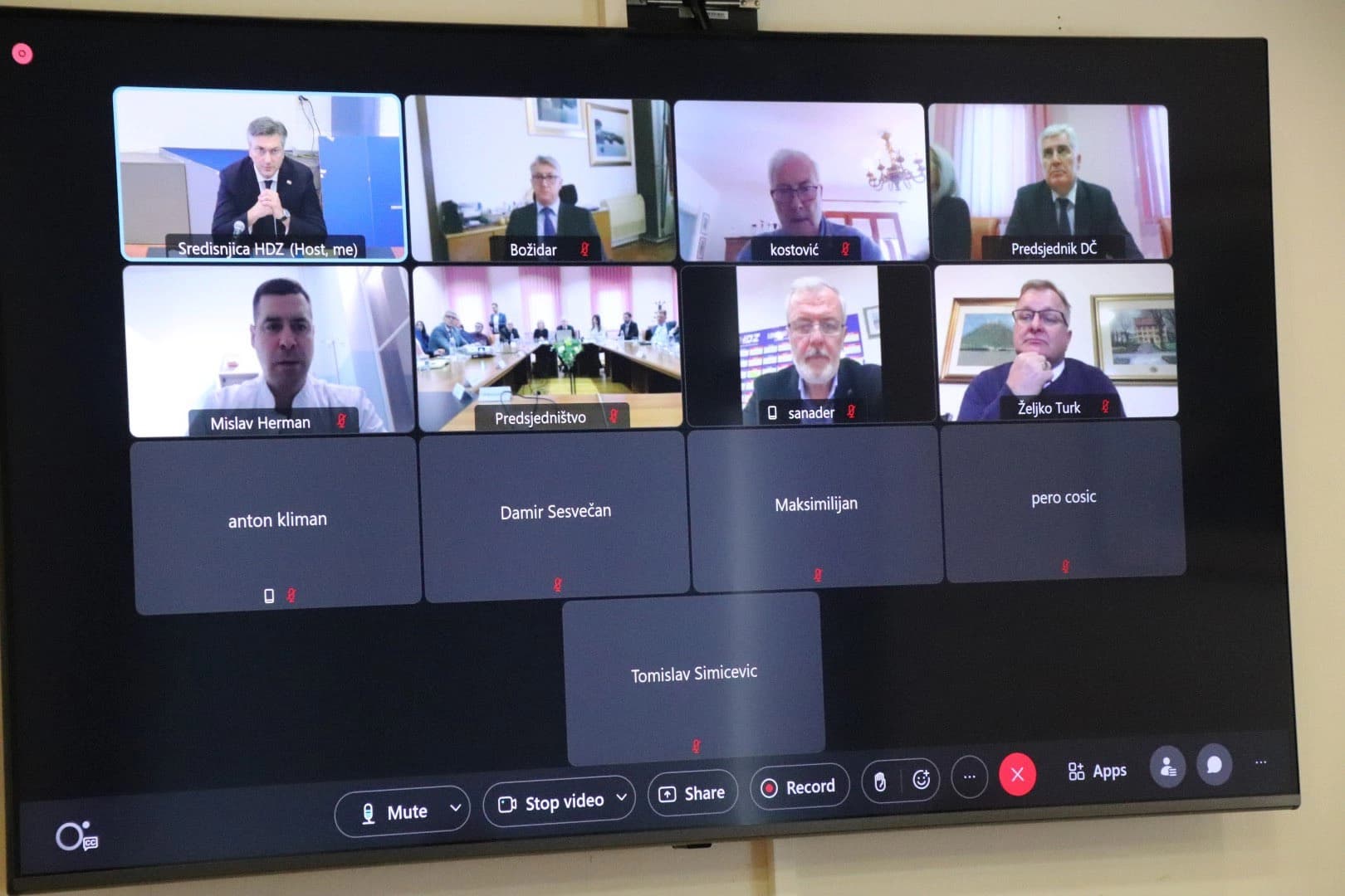 Plenković: Čović je u Banjoj Luci želio poslati poruku da treba poštovati Dejtonski sporazum