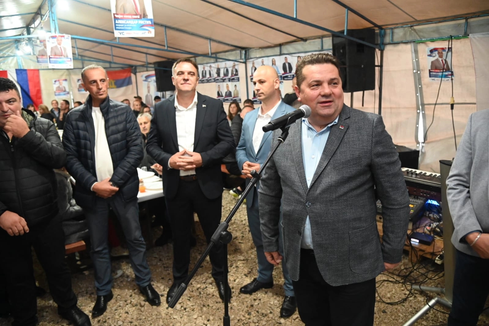 Pobjednička tribina US u Stanarima, Stevandić poručio: Došli smo da potvrdimo pobjedu Aleksandra Ristića i uspjeh opštine