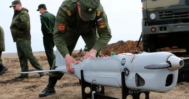 Presretnut dron Ukrajine