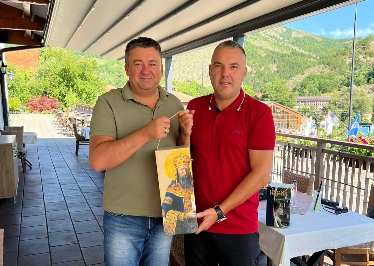 Siniša Vidović se na Kosovu i Metohiji sastao sa predsjednikom opštine Zvečan