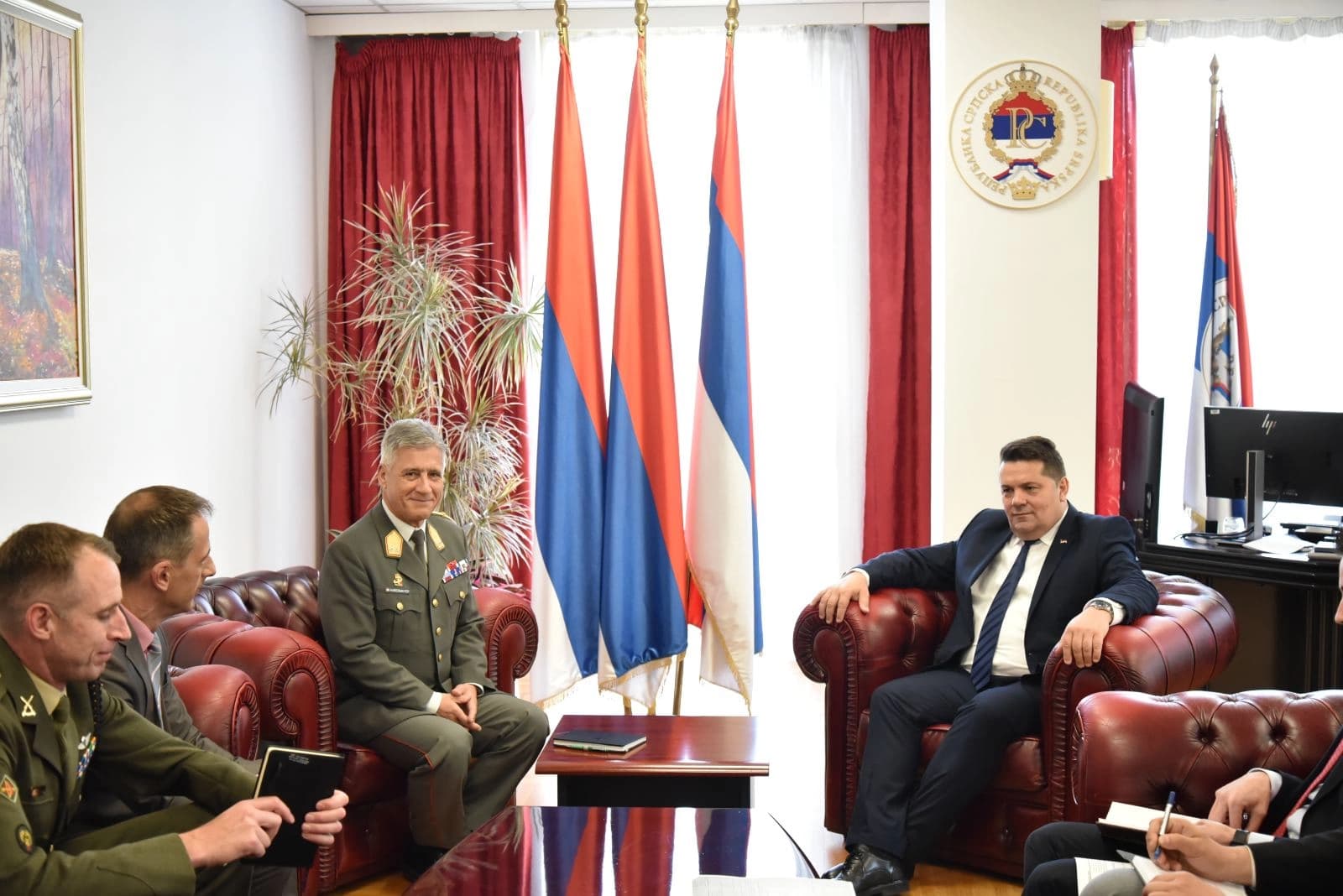 Stevandić i komandant EUFOR-a: Bezbjednosna situacija u Bosni i Hercegovini stabilna