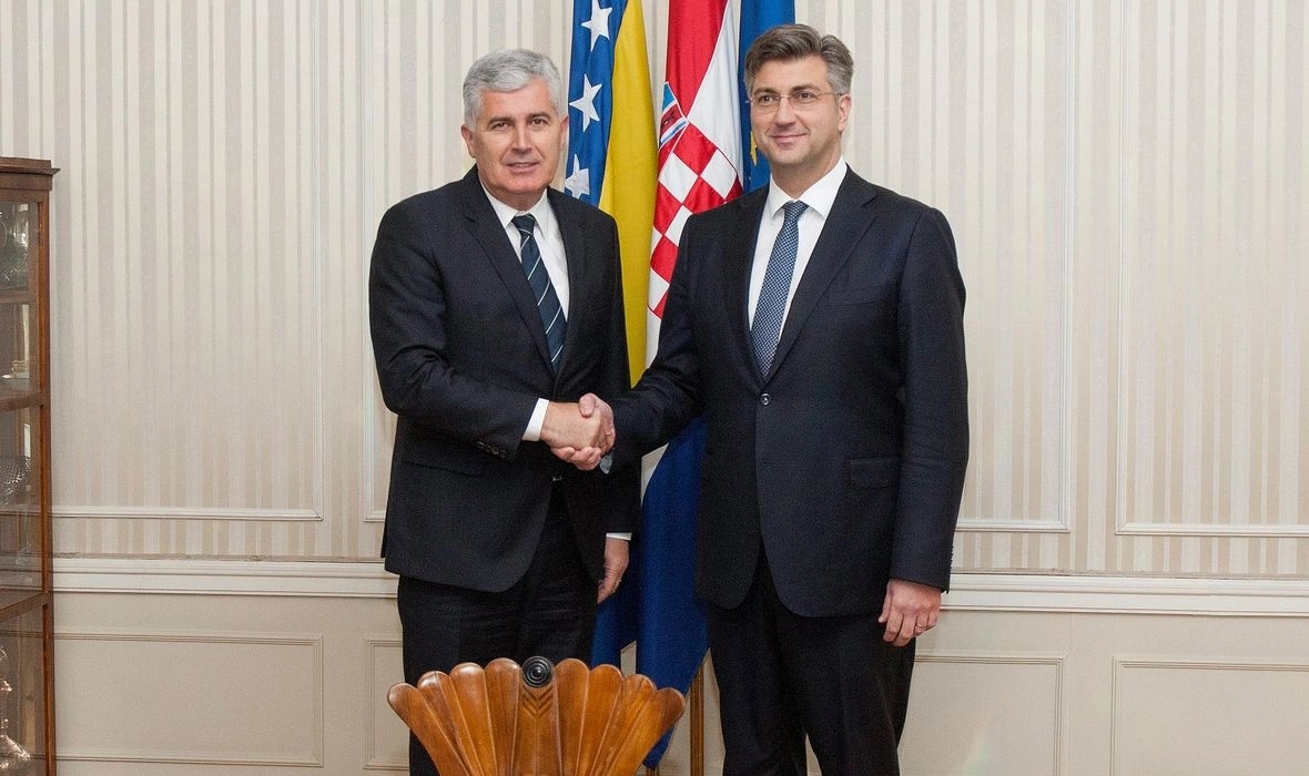 Susreli se Čović i Plenković kako bi razgovarali o zaštiti prava Hrvata u BiH