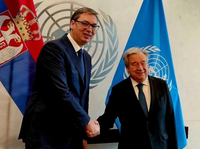 Vučić: Donijeli smo Guteresu pripremljene dokumente u vezi sa ukidanjem dinara na KiM